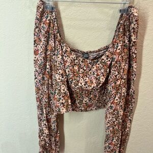 Wild Fable Floral Crop Top